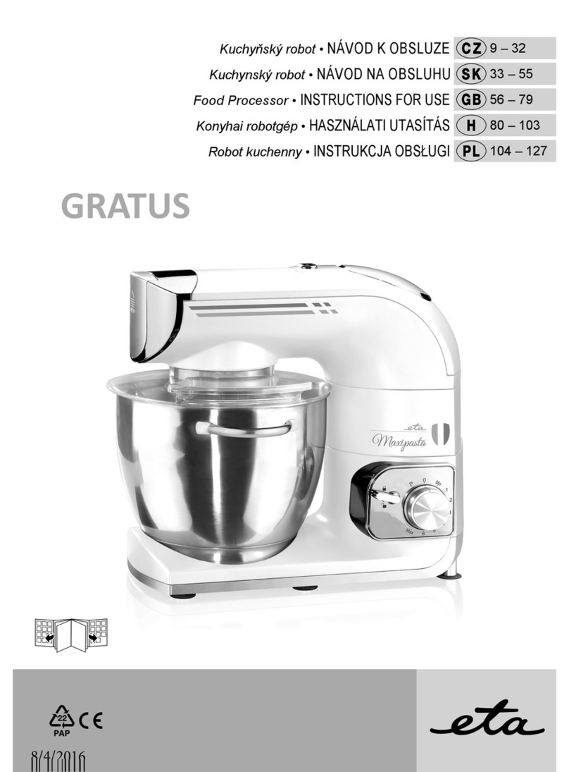 eta GRATUS MAXIPASTA User manual