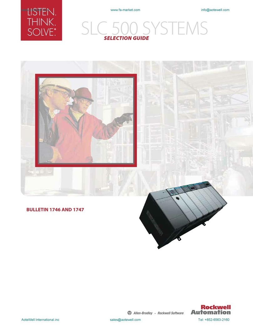 Rockwell Automation SLC 500 Thermocouple Selection guide