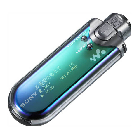 Sony Walkman NW-A605 User manual