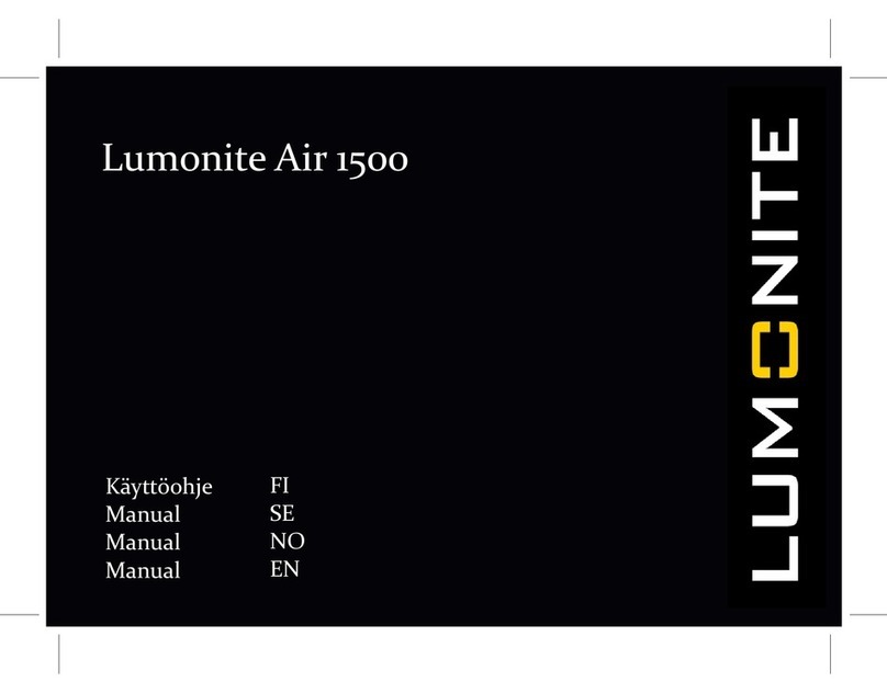 Lumonite Air 1500 User manual