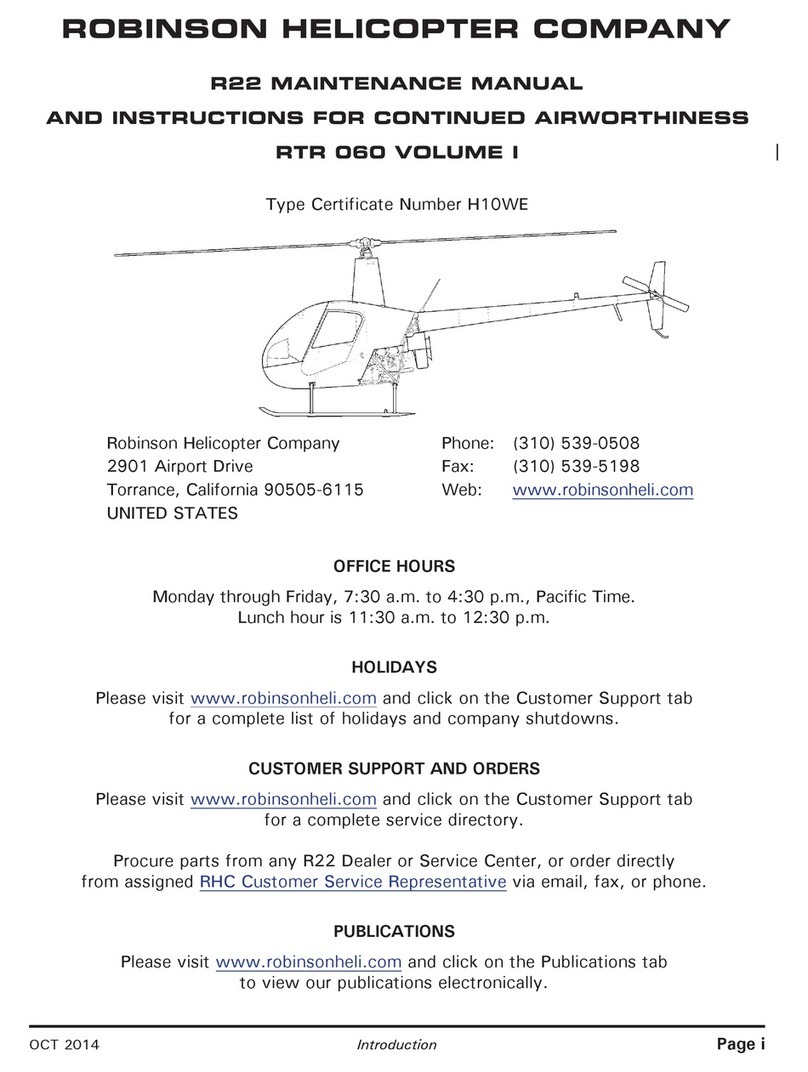Robinson R22 Series User manual