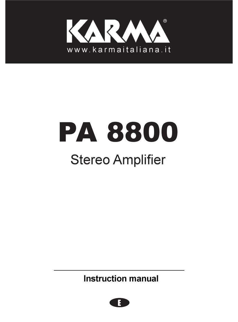 Karma PA 8800 User manual