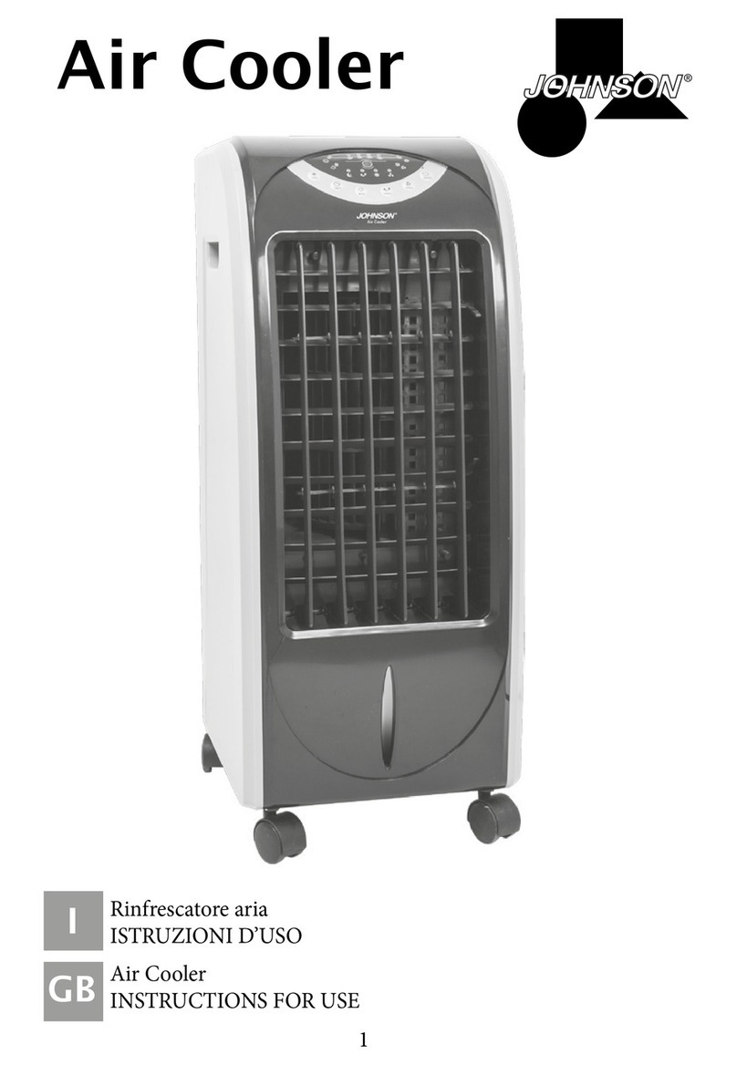 Johnson Air cooler User manual