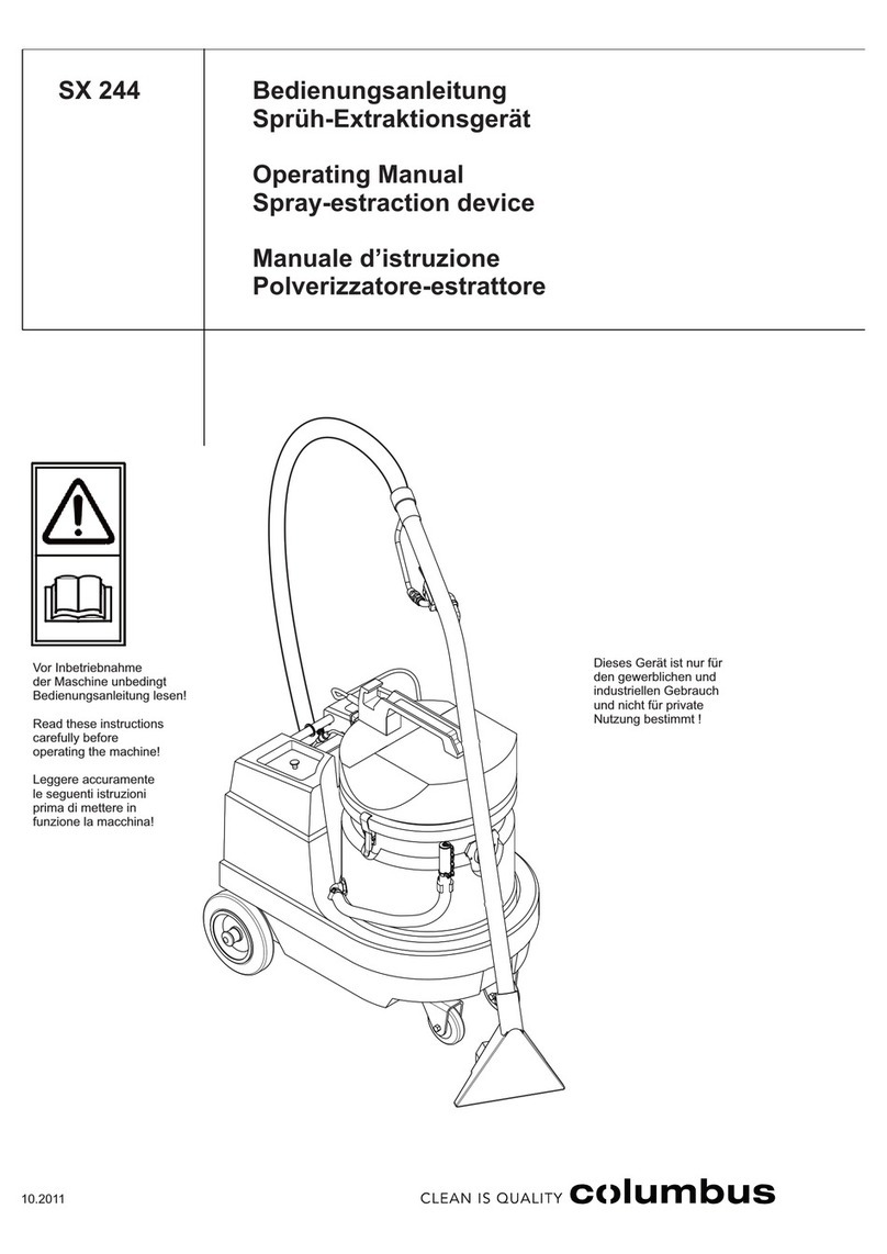 Columbus SX 244 User manual