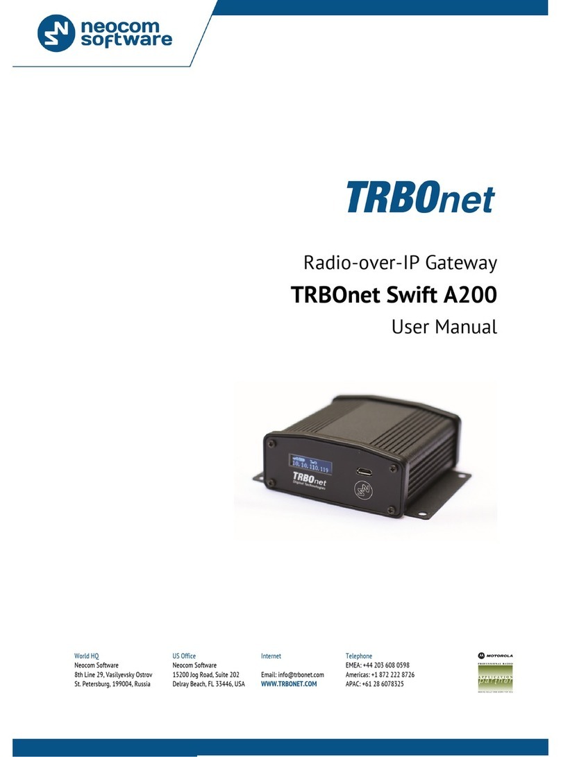 TRBOnet Swift A200 user manual
