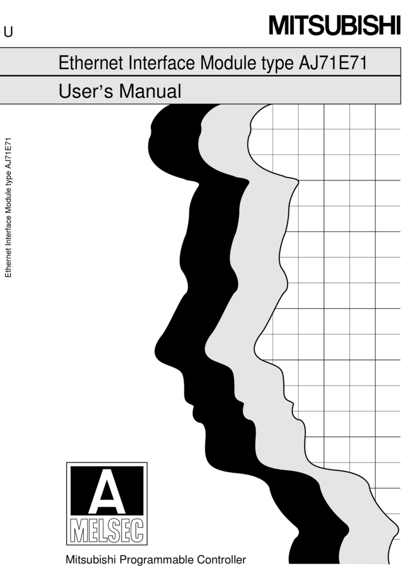 Mitsubishi AJ71E71 User manual Mitsubishi AJ71E71 User manual
