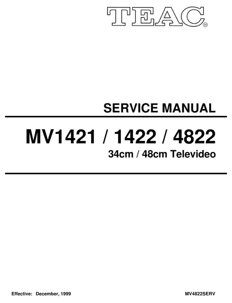 Teac MV1421 Service manual
