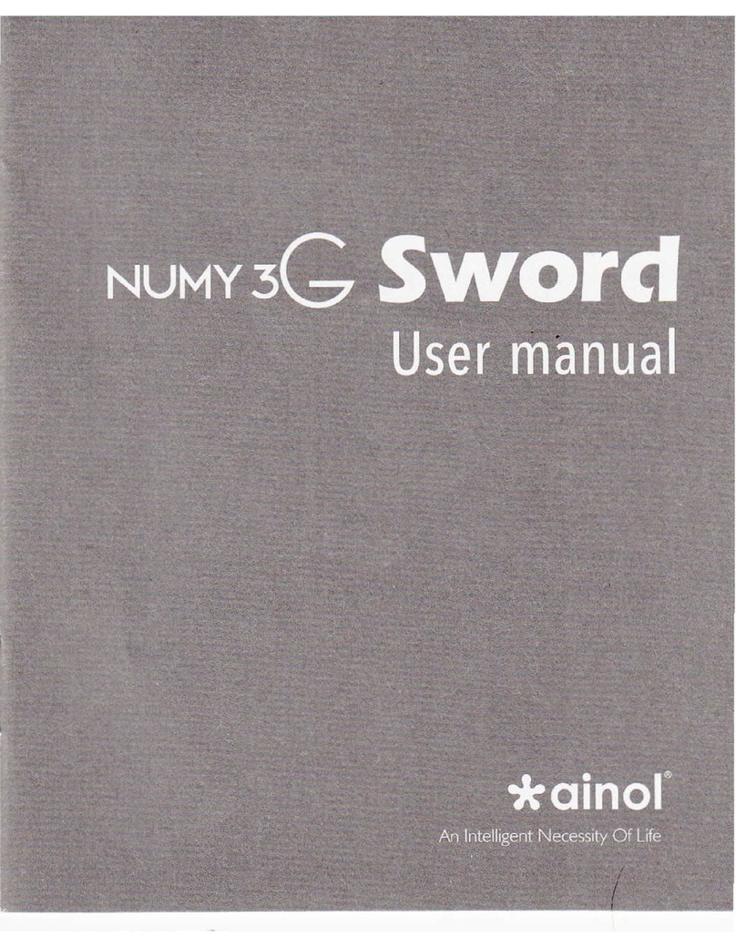 NUMY 3G SWORD user manual