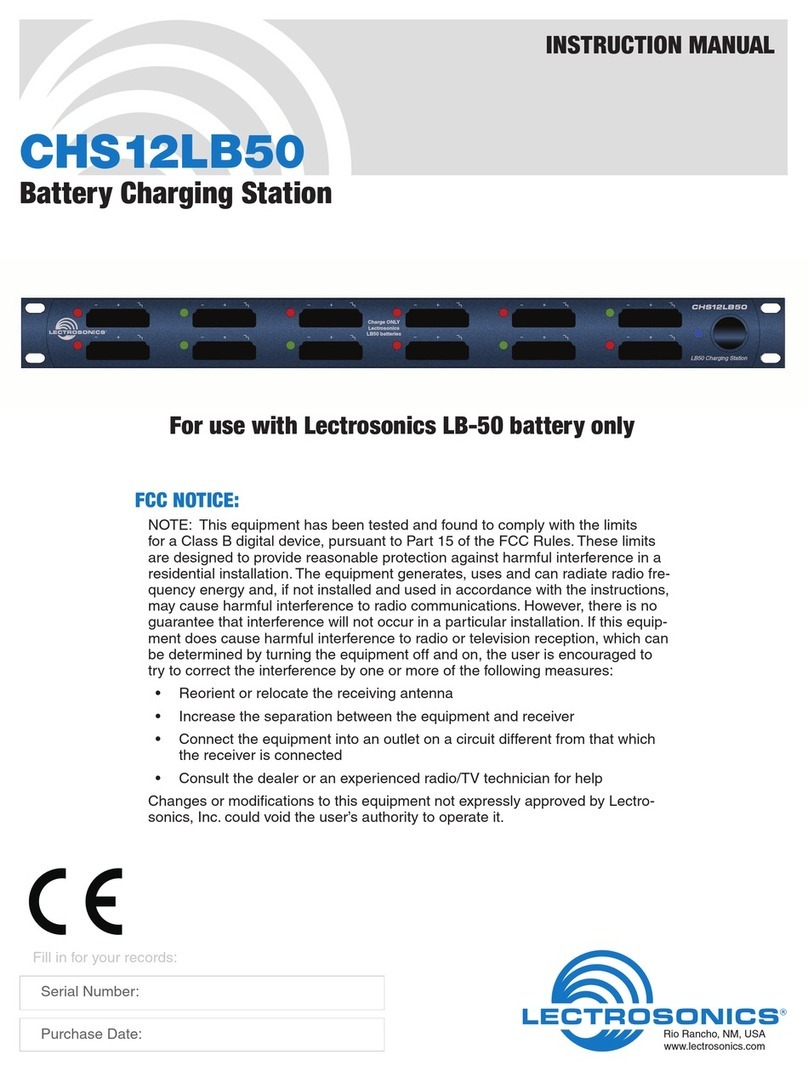 Lectrosonics CHS12LB50 User manual