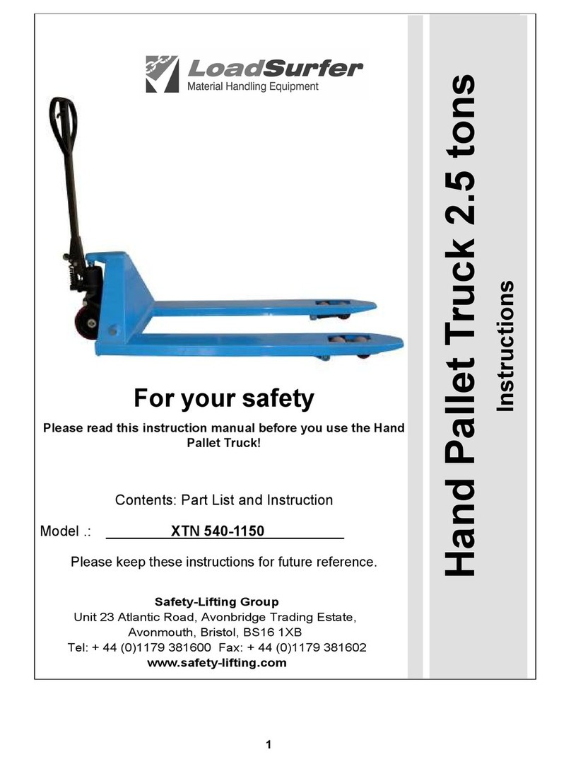 LoadSurfer XTN 540-1150 instructions