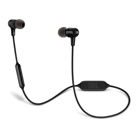 JBL E25BT User manual