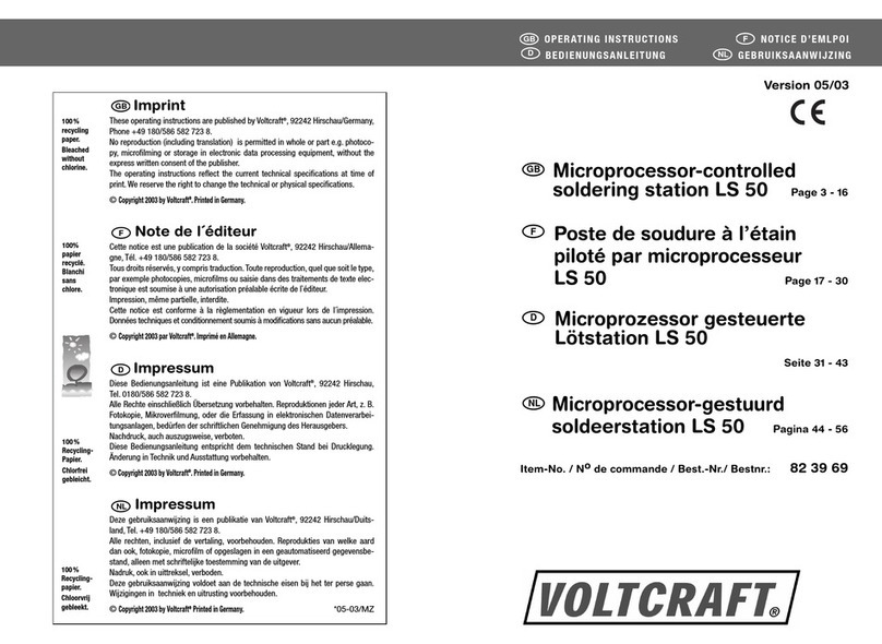 VOLTCRAFT LS 50 operating instructions
