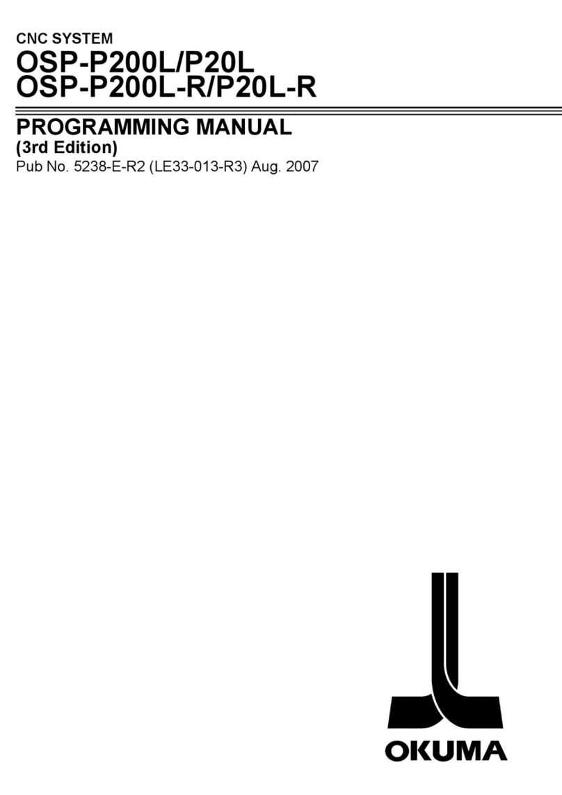 Okuma OSP-P200L Programming manual