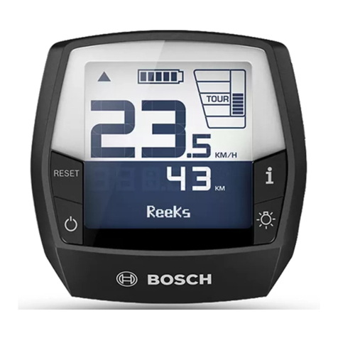 Bosch Intuvia User manual