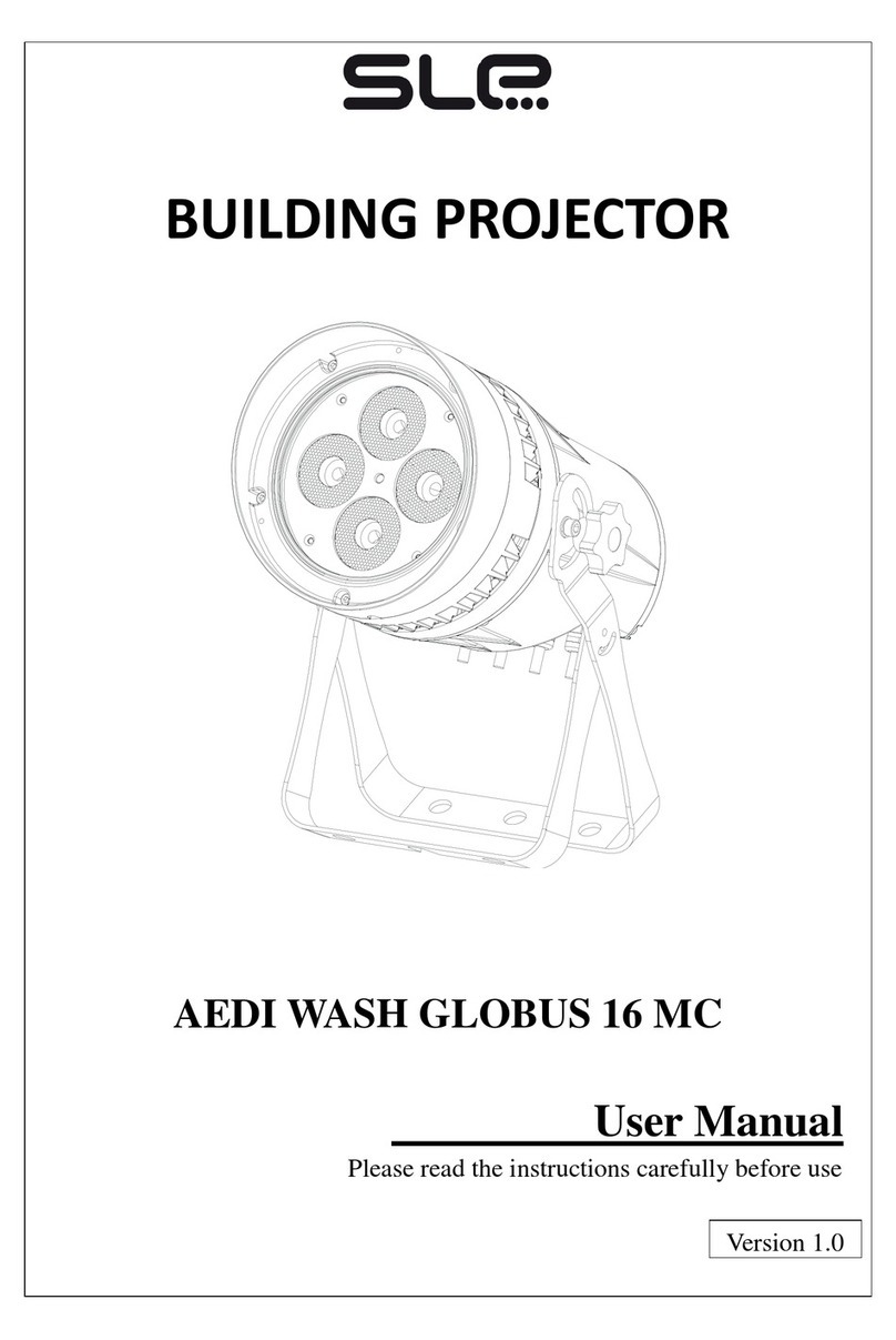 SLE AEDI WASH GLOBUS 16 MC user manual