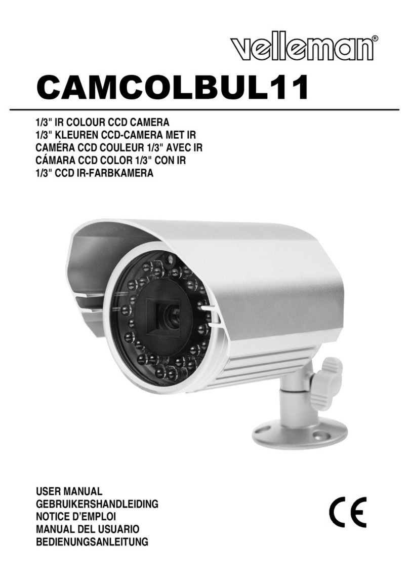 Velleman CAMCOLBUL11 user manual