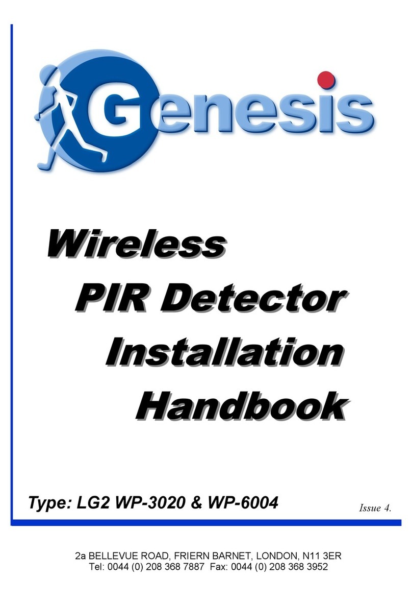 Genesis LG2 WP-3020 System manual