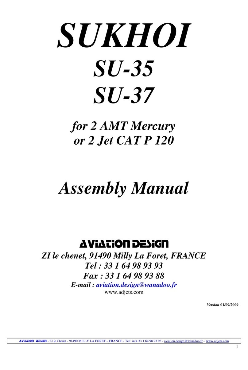 Aviation Design sukhoi su-35 User manual