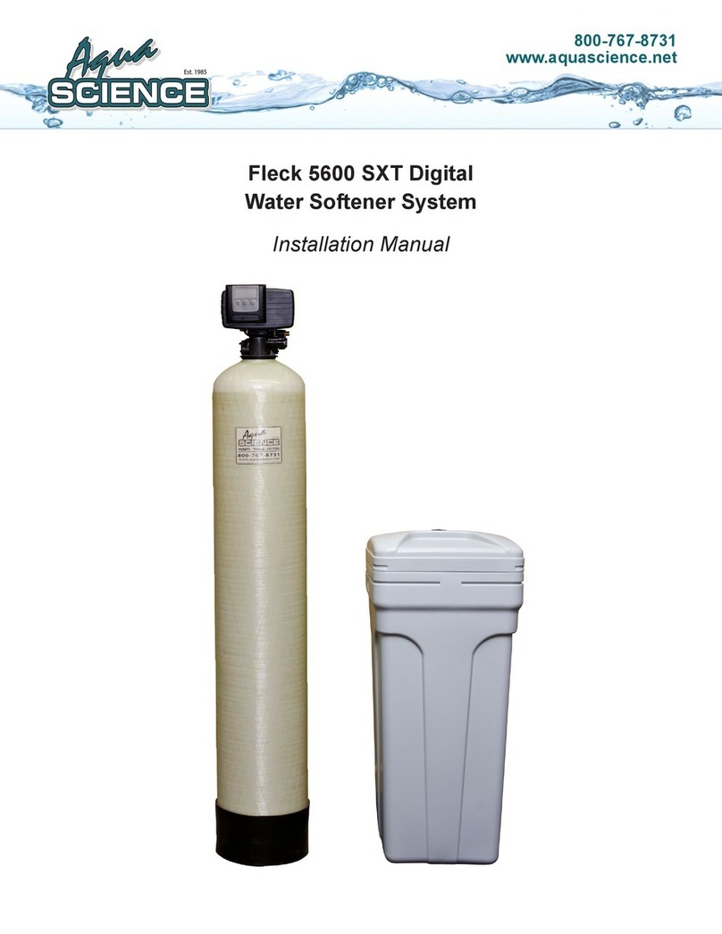 Aqua Science Fleck 5600 SXT installation manual Aqua Science Fleck 5600 SXT installation manual