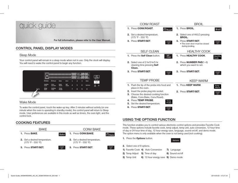 Samsung NX58H9500WS quick guide Samsung NX58H9500WS quick guide