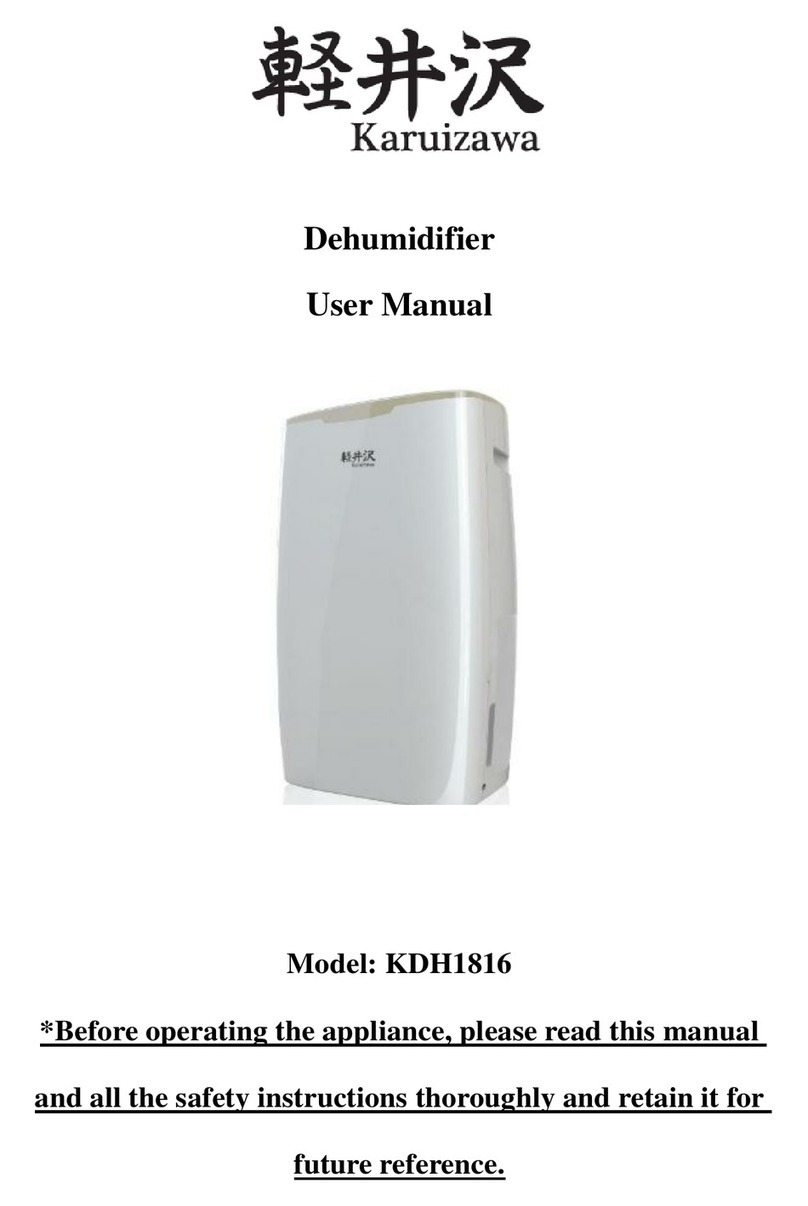 KARUIZAWA KDH1816 user manual