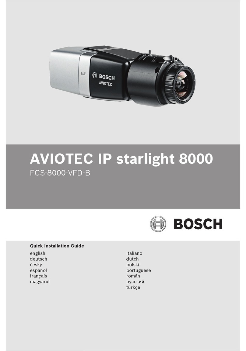 Bosch FCS-8000-VFD-B Quick installation guide Bosch FCS-8000-VFD-B Quick installation guide