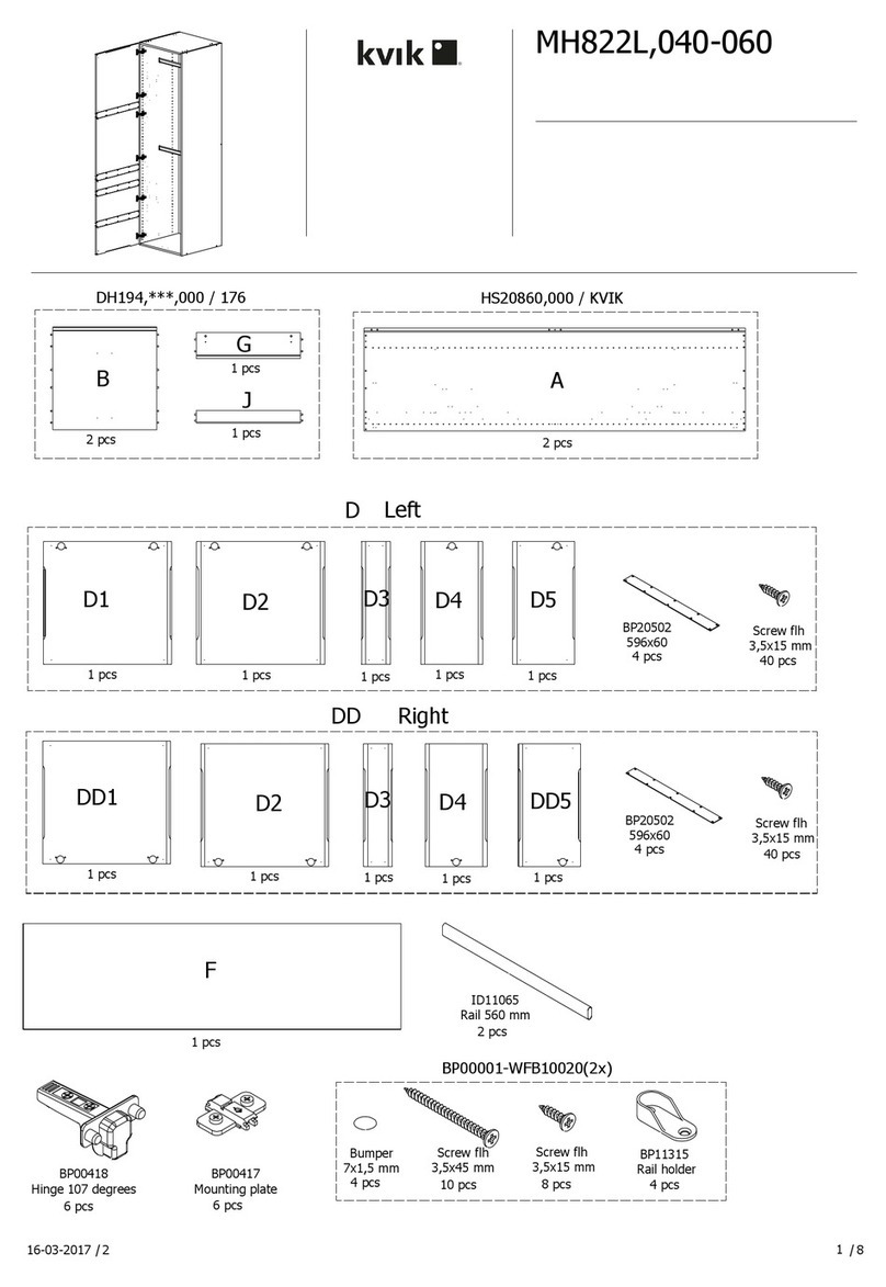 Kvik 040-060 Assembly instructions