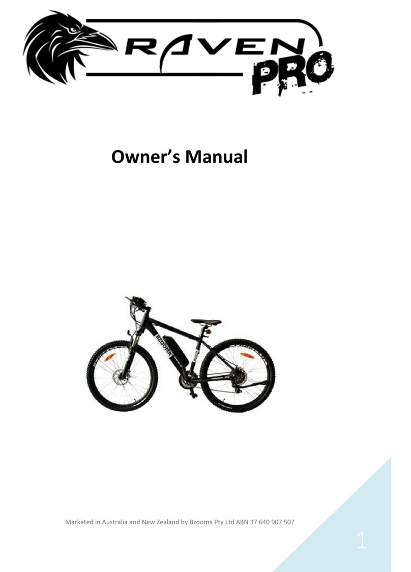 Bzooma Raven Pro owner's manual