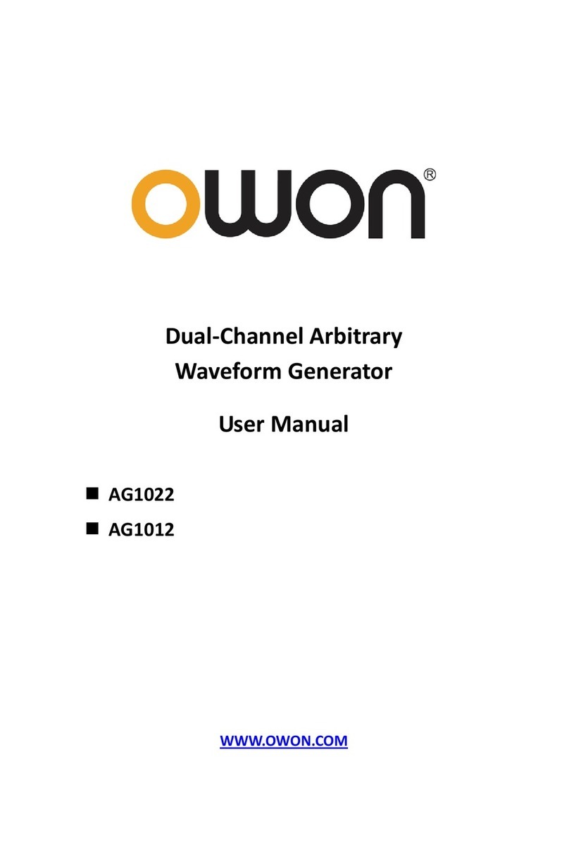 Owon AG1022 user manual