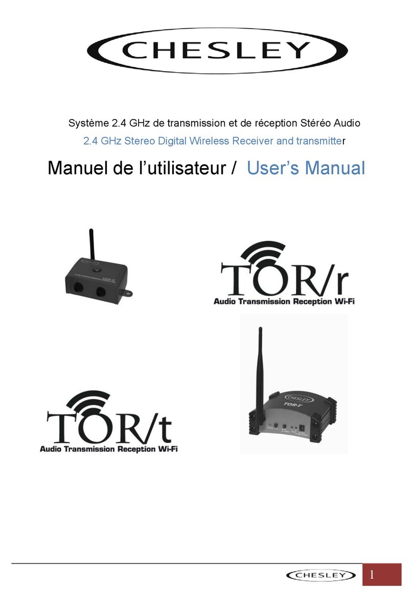 CHESLEY TOR/R user manual