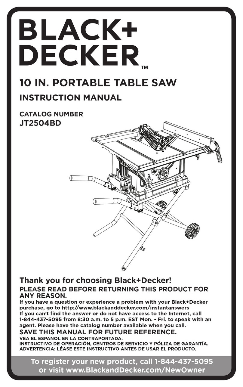 Black & Decker JT2504BD instruction manual