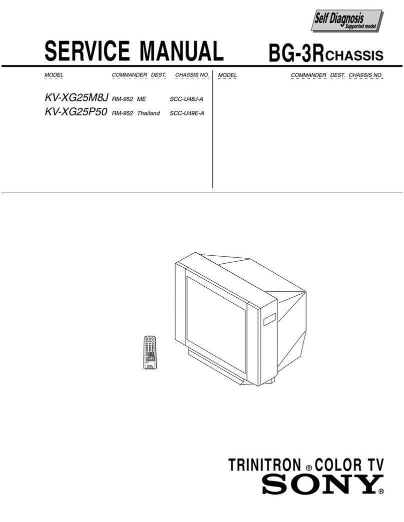 Sony KV-XG25M8J User manual
