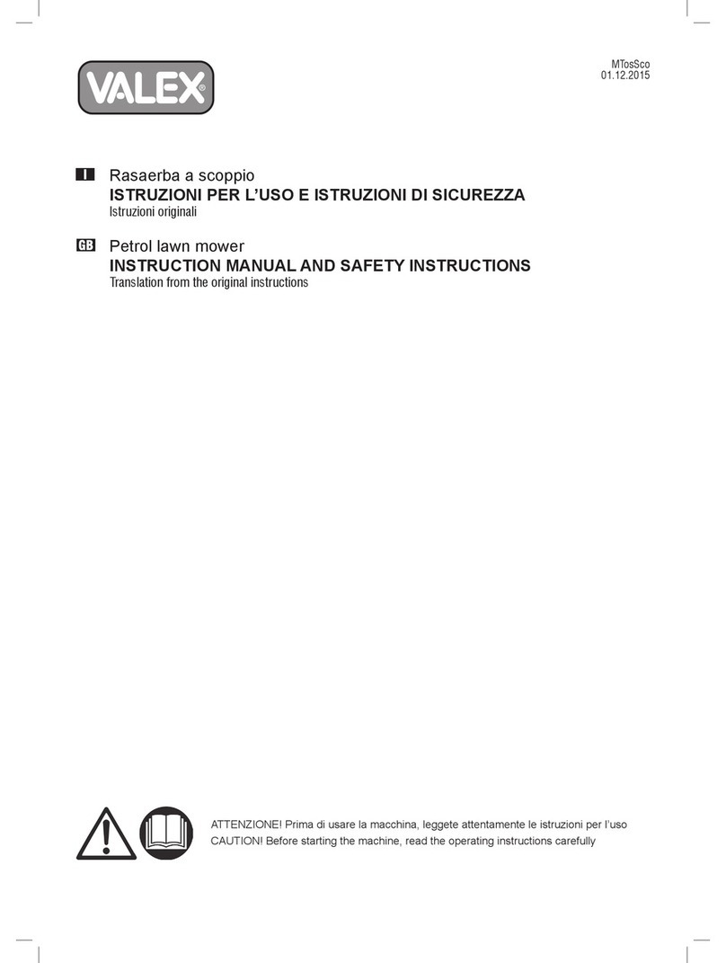 Valex MTosSco Operator's manual