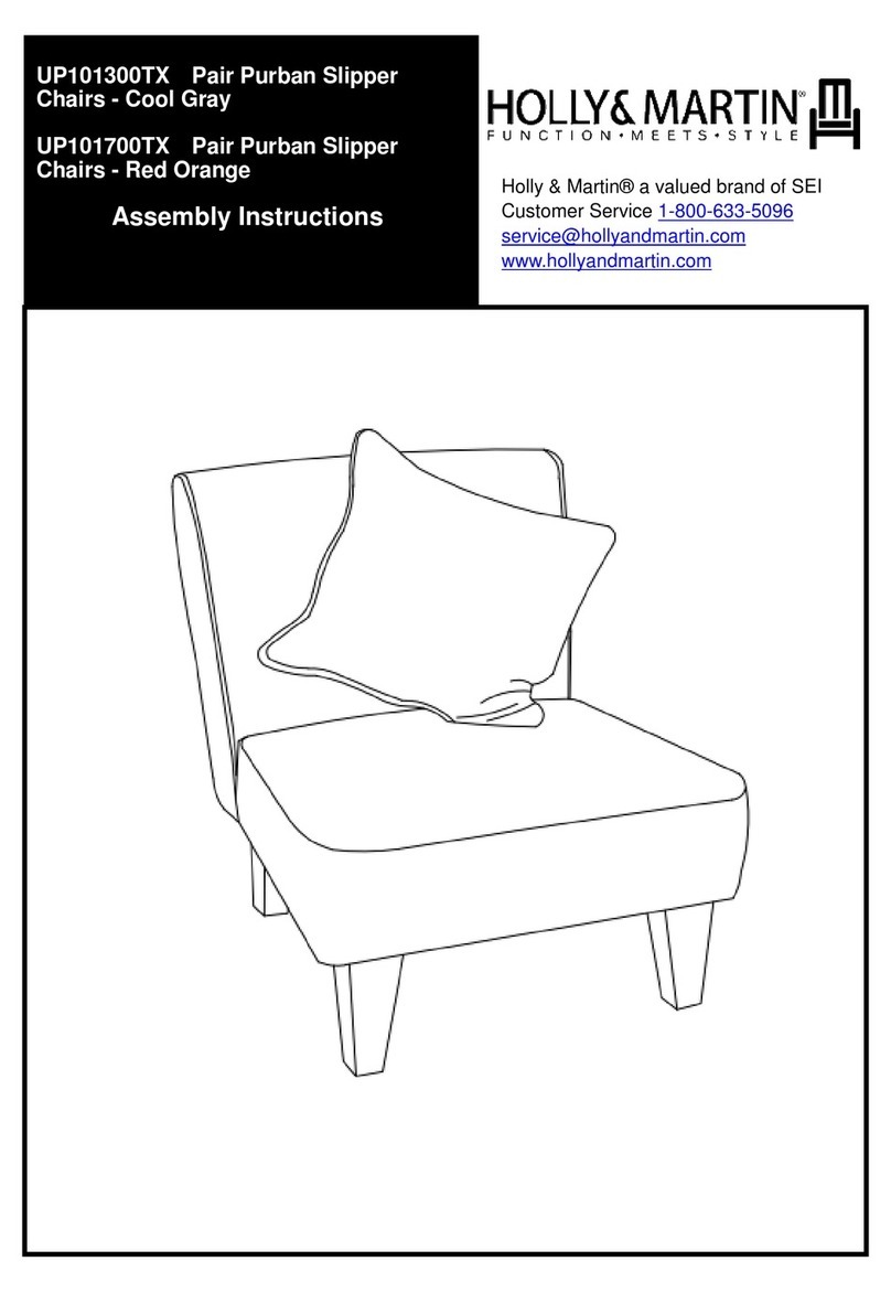 HOLLY&MARTIN UP101300TX Assembly instructions