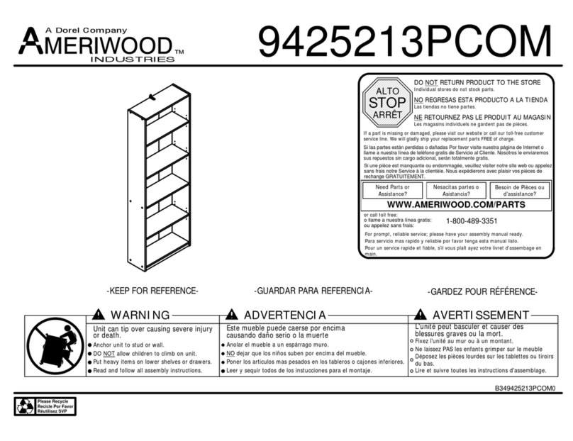 Ameriwood 9425213PCOM User manual