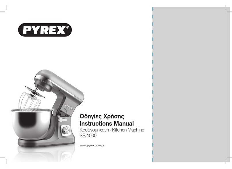 pyrex SB-1000 instruction manual