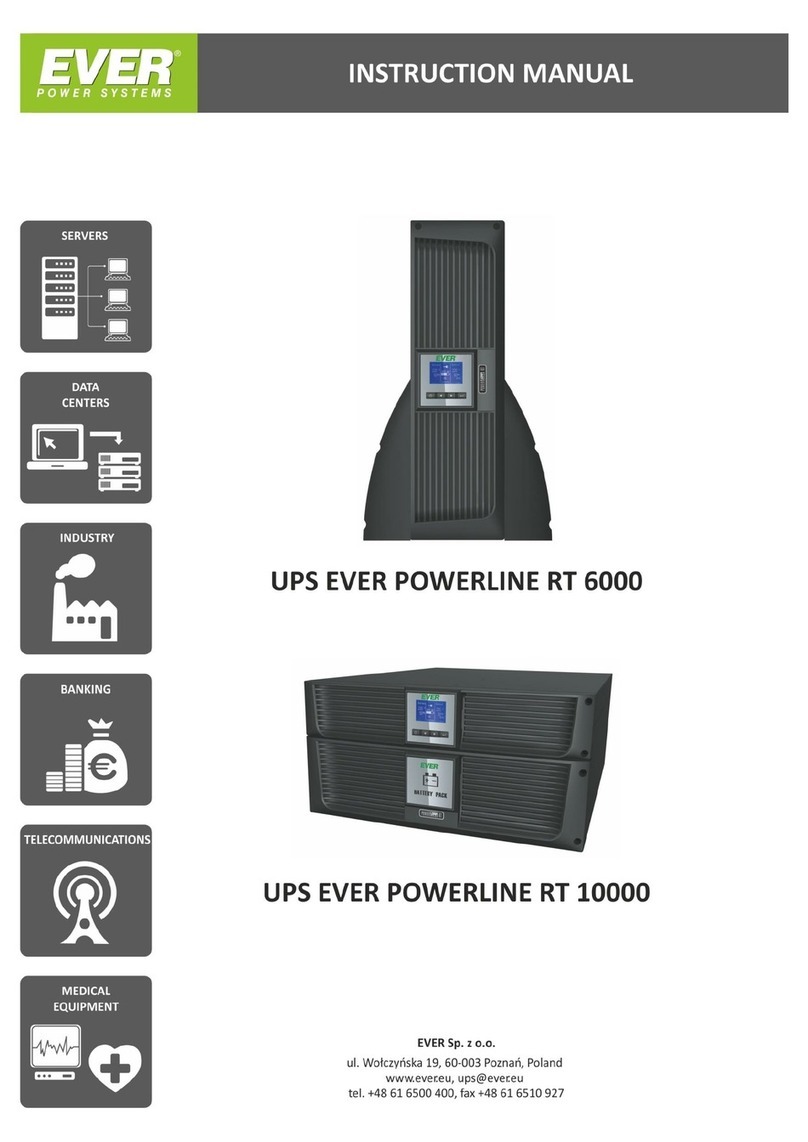 Ever Power Systems POWERLINE RT-6000 instruction manual