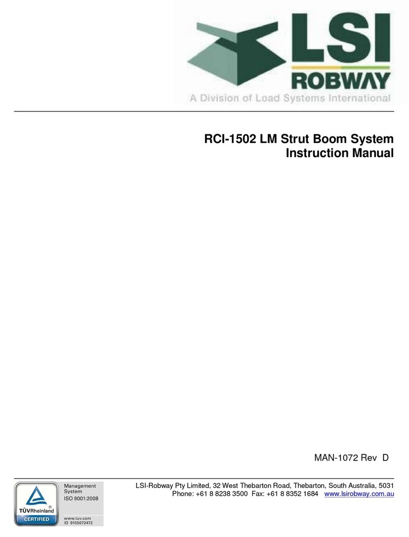 LSI-Robway RCI-1502 LM instruction manual