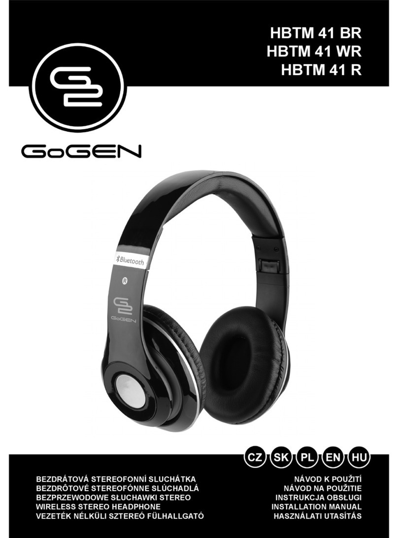 Gogen HBTM 41 WR User manual