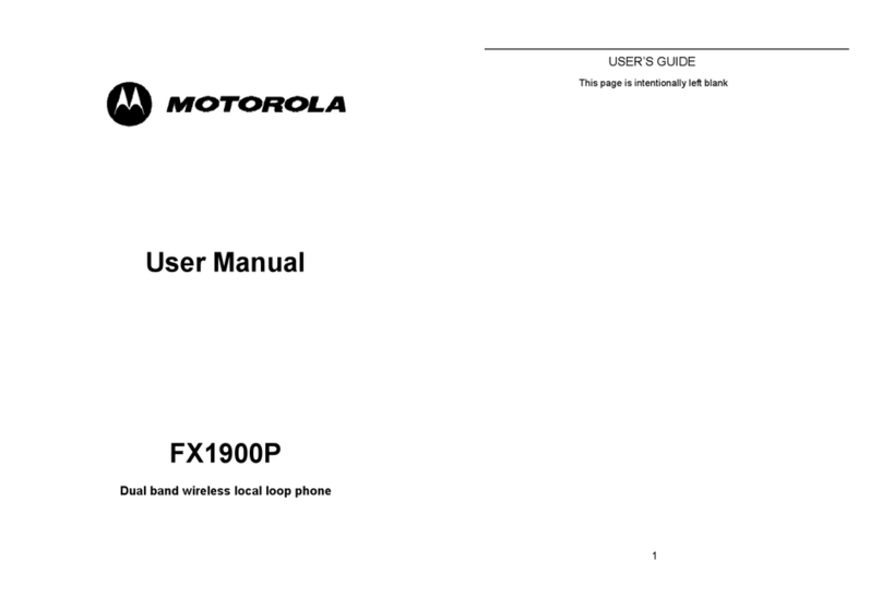 Motorola FX1900P User manual