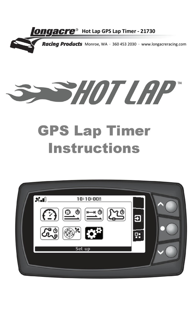 Longacre Hot Lap Instructions for