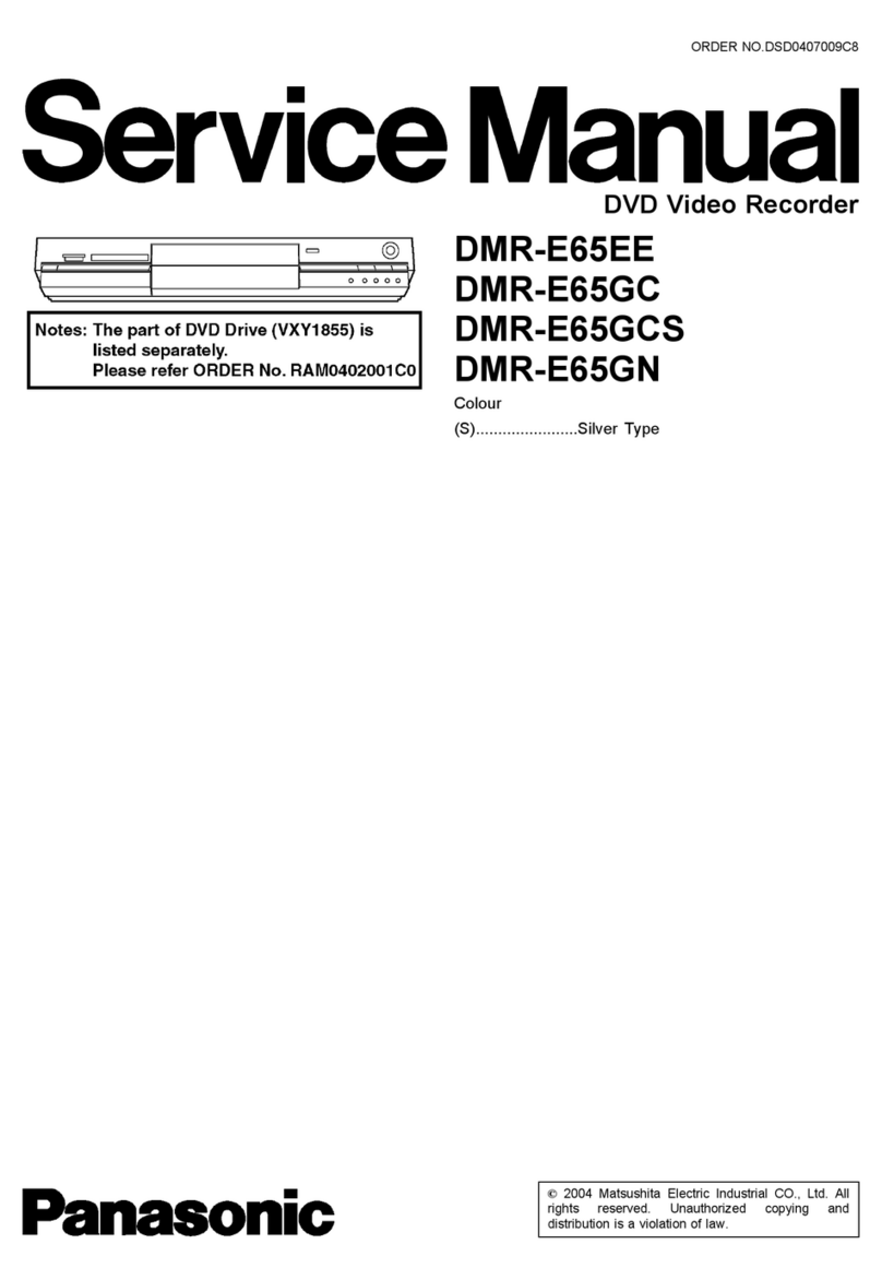 Panasonic DMR-E65EE User manual