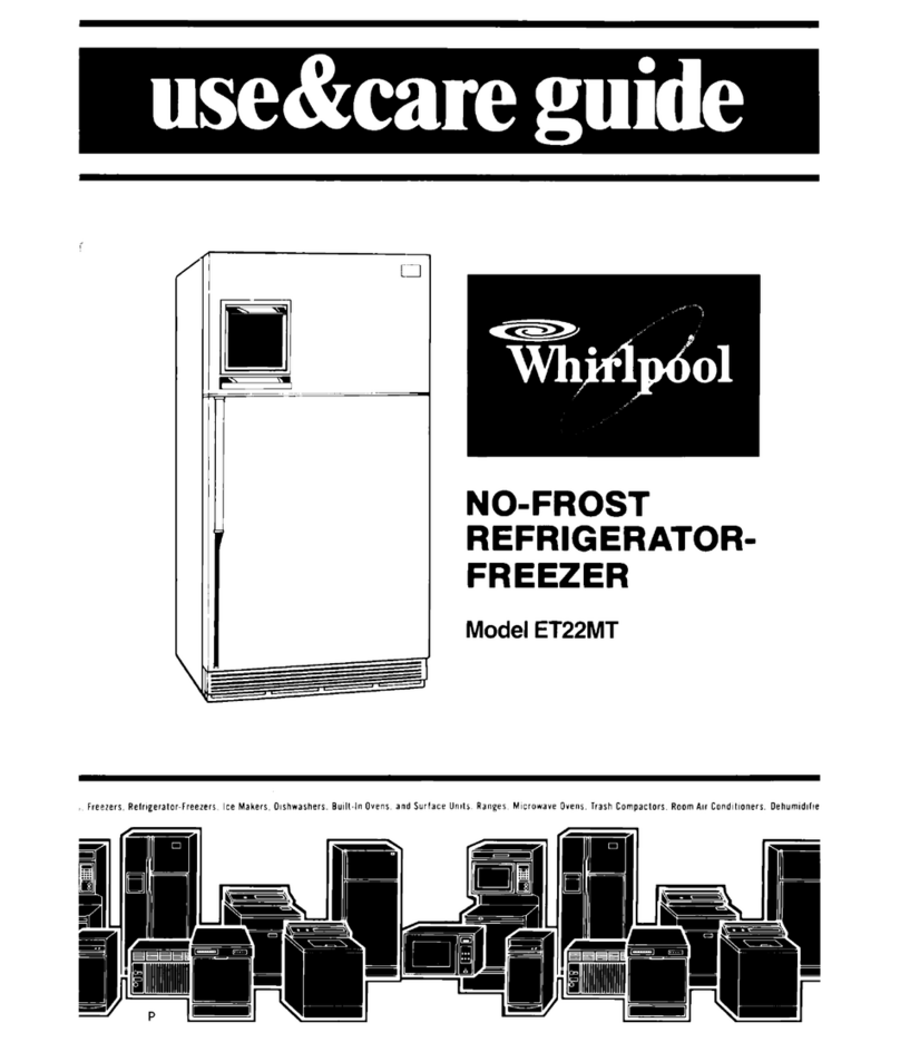 Whirlpool ET22MT User manual