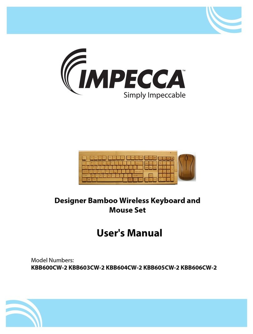 Impecca KBB600CW-2 User manual