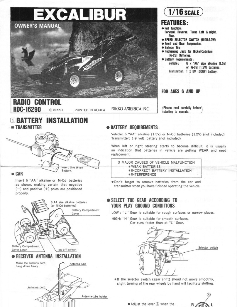 Excalibur RDC-16290 User manual