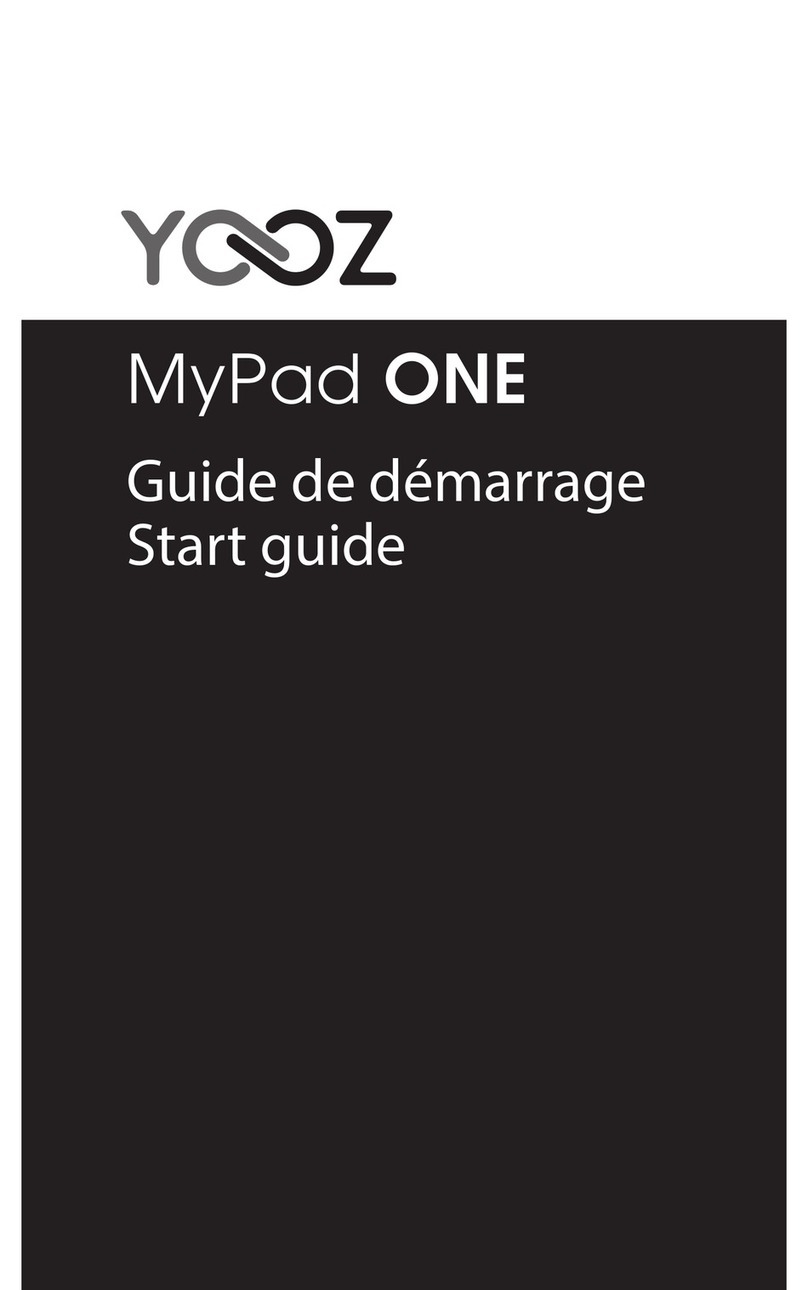 YOOZ MyPad ONE Start guide