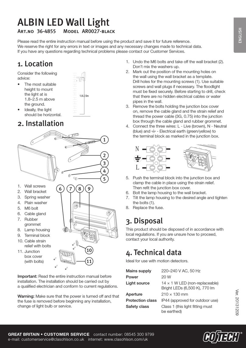 CO/Tech AR0027 instruction manual