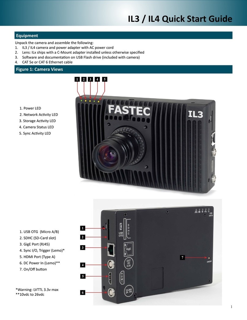 Fastec IL3 quick start guide