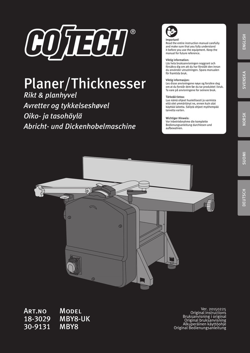 CO/Tech MBY8-UK instruction manual