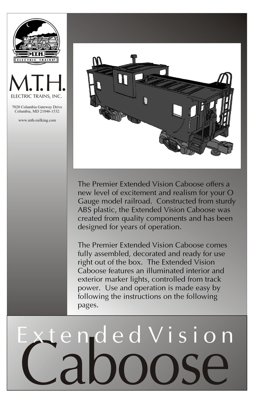 MTHTrains Extended Vision Caboose User manual